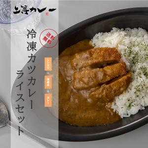 冷凍弁当 カツカレーライス 3食入り(三元豚 とんかつ ＋国産 ご飯＋カレールー セット) 上等カレー 大阪 お土産 お取り寄せ カレー お試し 冷凍カレー 送料無料
