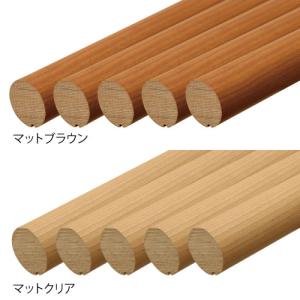 木製手すり　6本セット 手すり棒 35mm 手すり 木製 マツ六 BD-122 ディンプル付 2000mm 6本