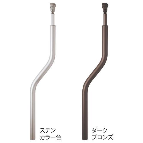 マツ六 フリーRレール 埋め込み式Sエンド支柱 BJ-209ST BJ-210DB 手すり 柱 手摺...