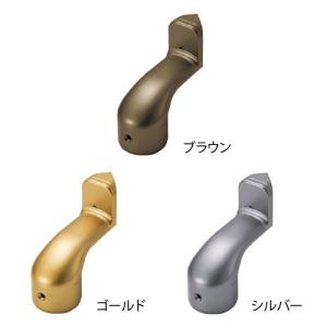 手すり 金物 部品 手摺 tesuri 玄関 階段 トイレ diy 介護 マツ六 32mm 入隅用 縦型 ブラケット カバー付 BE-65 全3色｜joule-plus