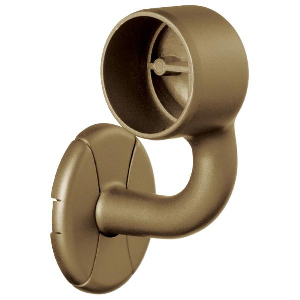 マツ六 BD-10RB 35mm 横受エンドブラケット 右用 ブラウン 手すり金具