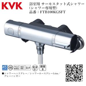 KVK 浴室用 サーモスタット式シャワー 品番：KF800TNN 一般地仕様 送料