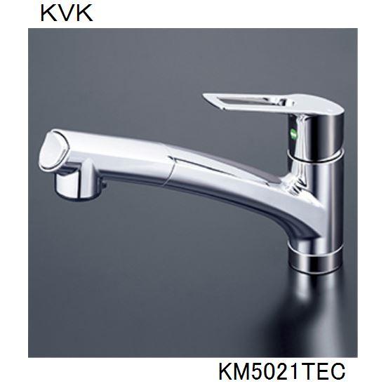 KVK キッチン用 KM5021TEC シングルシャワー付混合栓