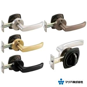 ドアノブ レバーハンドル マツ六 Win2レバー トイレ錠 バックセット