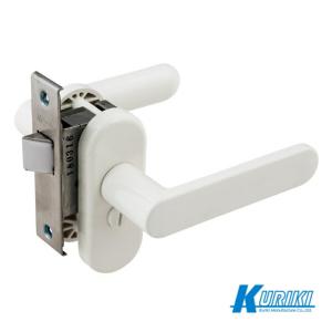 ドアノブ レバーハンドル 間仕切錠 久力製作所 FU-32-AP4-2A-WH-W30