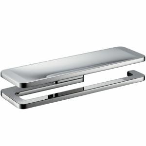 KAWAJUN タオルレール SC-601-XCL 700mm クローム 壁付け タオル掛け