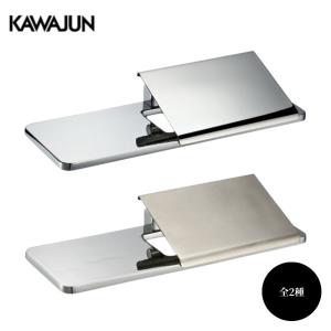 KAWAJUN 棚付き ペーパーホルダー SC-613 スマホ置き シェルフ付
