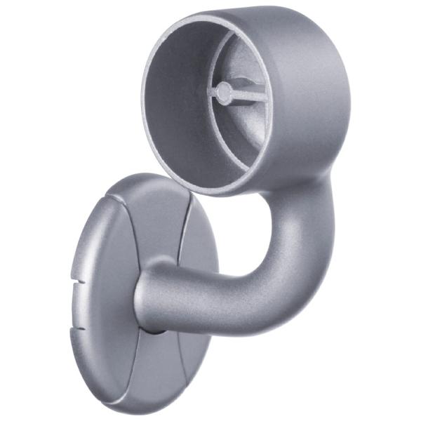 マツ六 BD-10RS 35mm 横受エンドブラケット 右用 シルバー 手すり金具