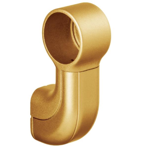 マツ六 BD-62RG 35mm ベースプレート用エンドブラケット 右用 カバー付 ゴールド 手すり...