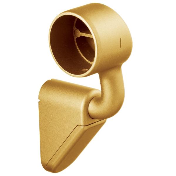 マツ六 BD-72RG 35mm 出幅調整スリムエンドブラケット 右用 ゴールド 手すり金具