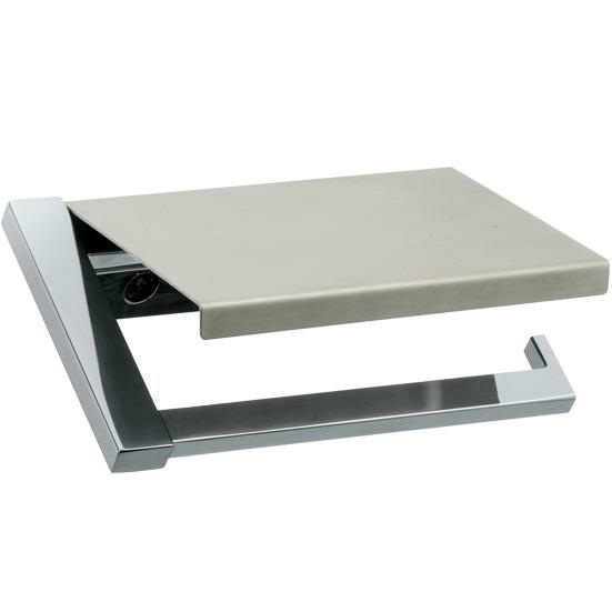 KAWAJUN ペーパーホルダー SC-313-CT クローム+ヘアライン 紙巻器 トイレットペーパ...