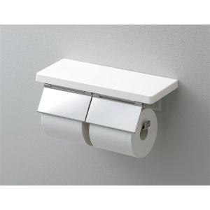 収納 ダブル 2連 トイレットペーパー おしゃれ DIY TOTO 棚付二連紙巻器 鏡面タイプ YH...
