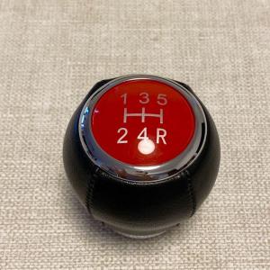 レザー シフトノブ 5速 M12 1.25 MT用 トヨタ ダイハツ スズキ