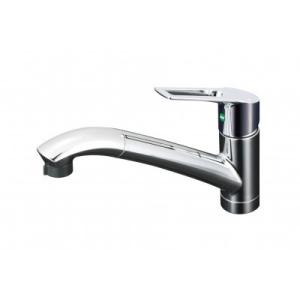 キッチン水栓　一般地用　KVK製（永大産業）JS-KM5031TED　シングルレバー混合水栓（ハンド...