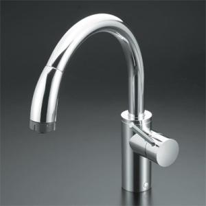KVK 【KM6001EC2】 浄水器内蔵用シングルシャワー付混合栓（eレバー