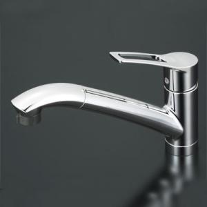 KVK キッチン水栓 寒冷地用 KVK製（KVK）KM6061ZECC4 シングルレバー付