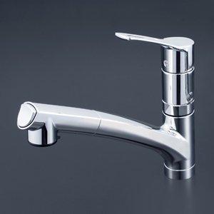 KVK KM5011JTEC キッチン水栓 1個 Amazon | KVK eレバー 流し台用シングルレバー式混合栓