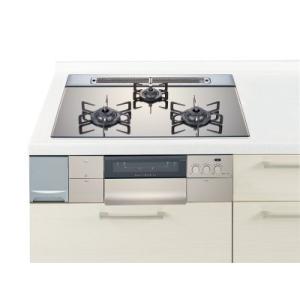 ガスコンロ リンナイ製（Panasonic）LESW28P1W クリアカラートップ