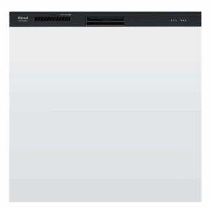 食器洗い乾燥機　リンナイ製（永大産業）JS-RKW-405AM-B　ブラック　扉面材　スライドオープ...