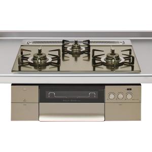 クリナップ ガスコンロ ZHARL7R17AGK-K ハイブリッドコンロ Dual Chef