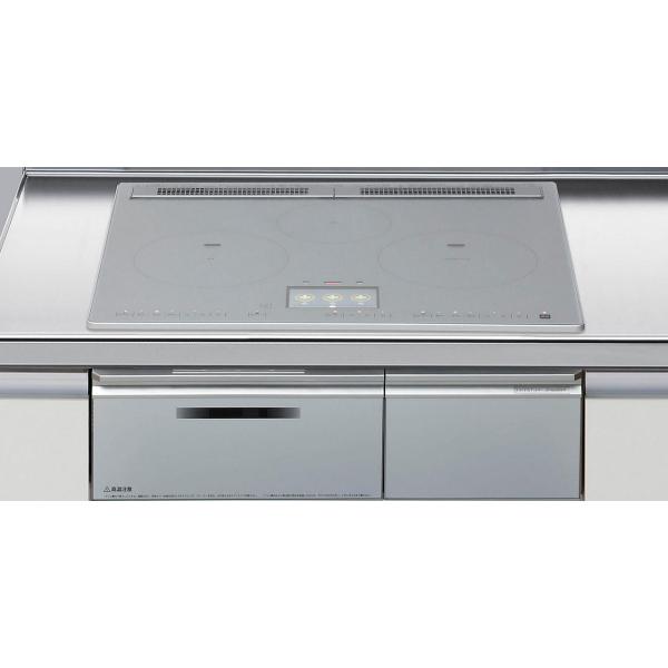 IHクッキングヒーター　日立製（LIXIL）　HT-N2000STFS　間口60ｃｍ　3口フルIH　...