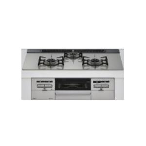 ガスコンロ　リンナイ製（永大産業）JS-RB71AW41T2RVW-★　ガラストップタイプ　シルキー...