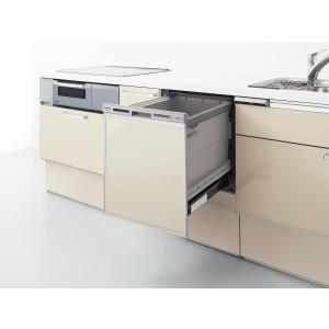 食器洗い乾燥機 　パナソニック製（Panasonic）JUAE45RS9K　ブラック　浅型タイプ　パネル材仕様　　【パネル材別売】