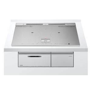 IHクッキングヒーター　日立製（HITACHI）HT-N8ASTWF(S)　幅75cm　シルバー　3...