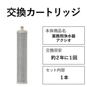 交換カートリッジ 業務用 店舗用 浄水器 アクシオ ACCIO 公式ストア ドリームバンク 正規品 日本製 メーカー直販 PFOS PFOA 有機フッ素 化合物 /DS005024｜jousuikidb