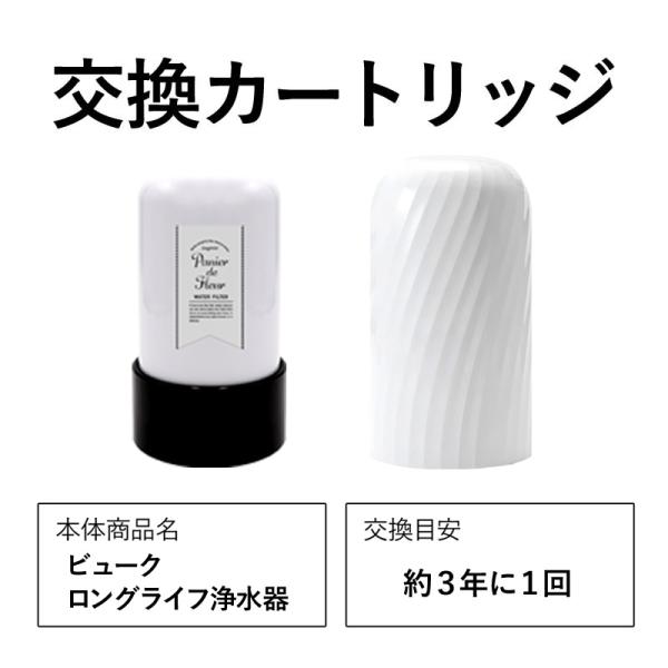 交換カートリッジ 【 ビュークbeaq 3年 浄水器 専用】 公式 ドリームバンク  PFAS PF...