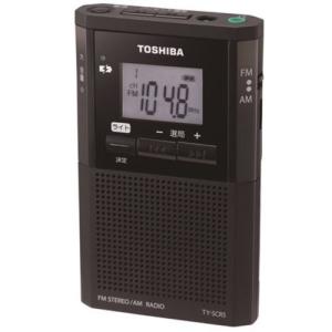 Aurex 東芝 AUREX ポケットラジオ TY-SCR70 ワイドFM AM FM タイマー
