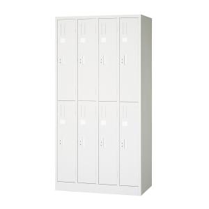 ロッカー オフィスロッカー 2段タイプ 8人用ロッカー