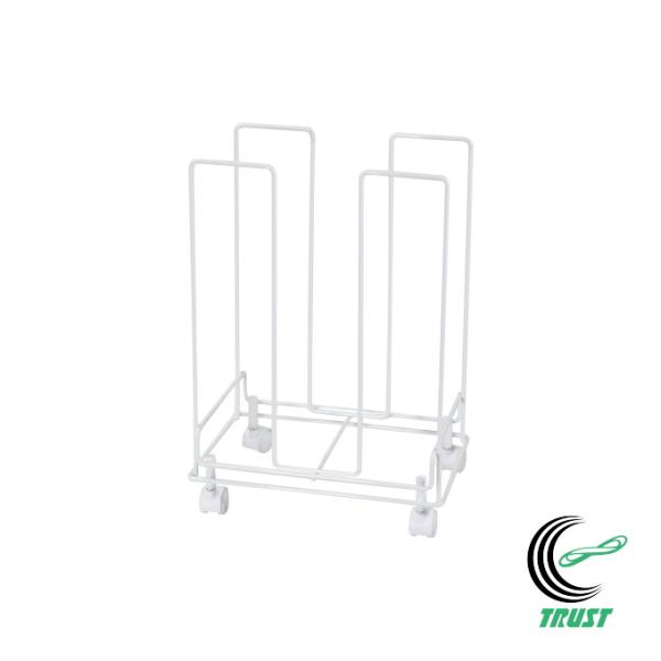 スキット ダンボール収納ストッカー キャスター付 HB-5813 段ボール ストッカー 段ボール置き...