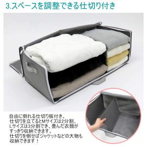 出し入れ簡単がばっと収納袋II Lサイズ 1個...の詳細画像3