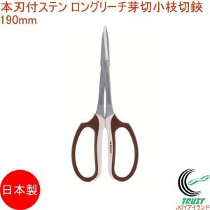 高儀（TAKAGI） 本刃付ステンレスロング芽切小枝切鋏 190mm 日本製