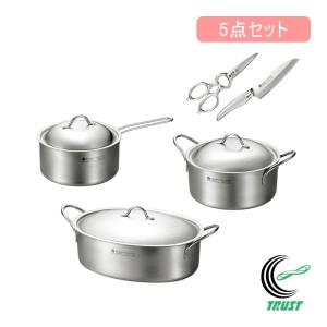 よこやま 燕熟の技 クローバー 片手鍋18cm・両手鍋20cm・オーバルパン