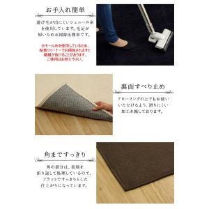 洗える撥水加工ラグ モデルノ 1畳 90×18...の詳細画像5