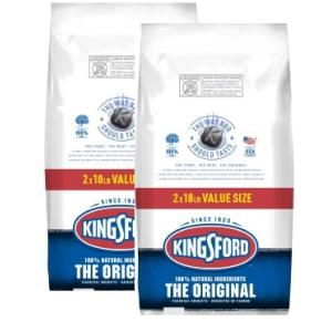 キングスフォード オリジナルチャコール 8.16Kg×２袋セット BBQバーベキュー炭Kingsford Regular Chacoal ｘ 2 キャンプ釣のお供に｜joy-joy