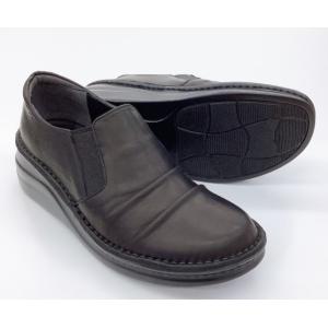 レディース コンフォート スリッポンシューズ ...の詳細画像1