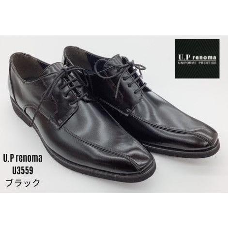 メンズビジネスシューズ ユーピーレノマ U.P renoma U3559 カラー:ブラック 靴幅:3...