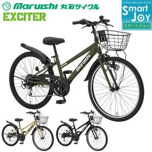 【男の子向け 子供用自転車】マルイシ エキサイター EX206Z/EX226Z/EX246Z 20インチ/22インチ/24インチ 6段変速付き [丸石自転車 男の子用 子供自転車]｜joy