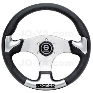 SPARCO (スパルコ) ステアリング P222 ブラックレザー x