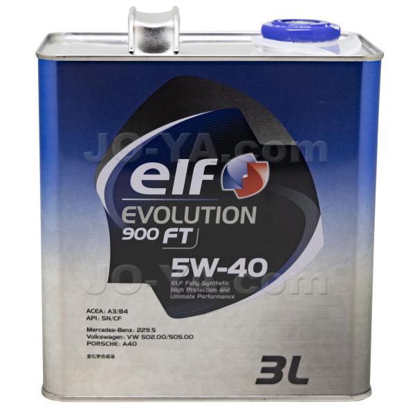 elf ( エルフ ) エンジンオイル【EVOLUTION 900 FT】5W-40 3L
