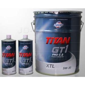 FUCHS (フックス)  TITAN GT1 PRO C-3 XTL 5W30 ( 日本仕様 )  ( SPセール ) 20Lペール缶 （エンジンオイル）｜joyacom