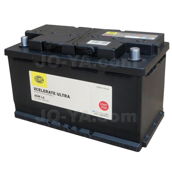 HELLA ( ヘラ ) XCELERRATE ULTRA AGM バッテリー AGM L4 8EB...