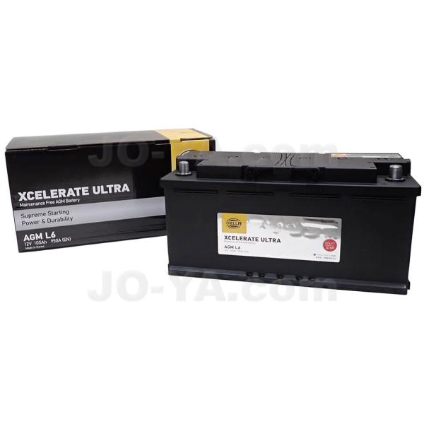 HELLA ( ヘラ ) XCELERRATE ULTRA AGM バッテリー AGM L6 8EB...