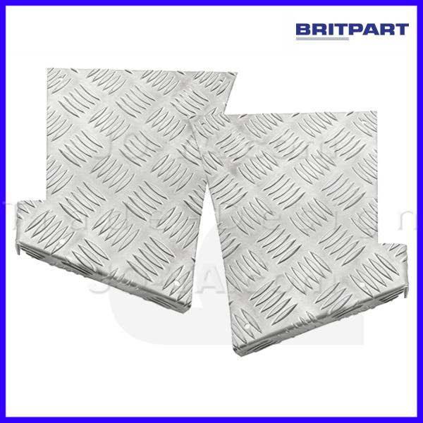 LAND ROVER ランドローバー アルミチェッカープレート リアサイド　DEFENDER 90 ...