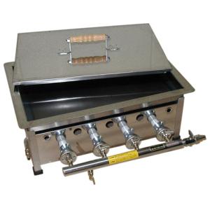 山下金物クレープ焼き器）プロパンガス用 CR-360 鉄板直径 360mm