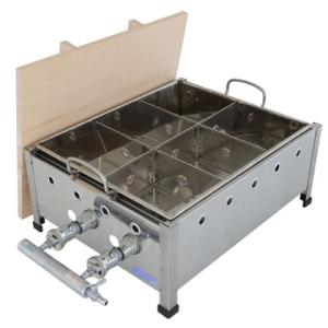 （山下金物溶接 おでん鍋）プロパンガス用　尺５　（送料無料）