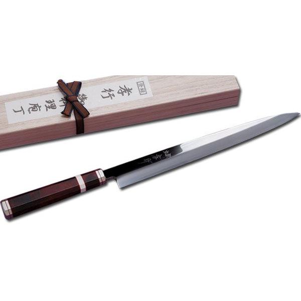 240mm 紫電 正夫(柳刃包丁,刺身包丁) 堺孝行 印 (要 納期確認)
